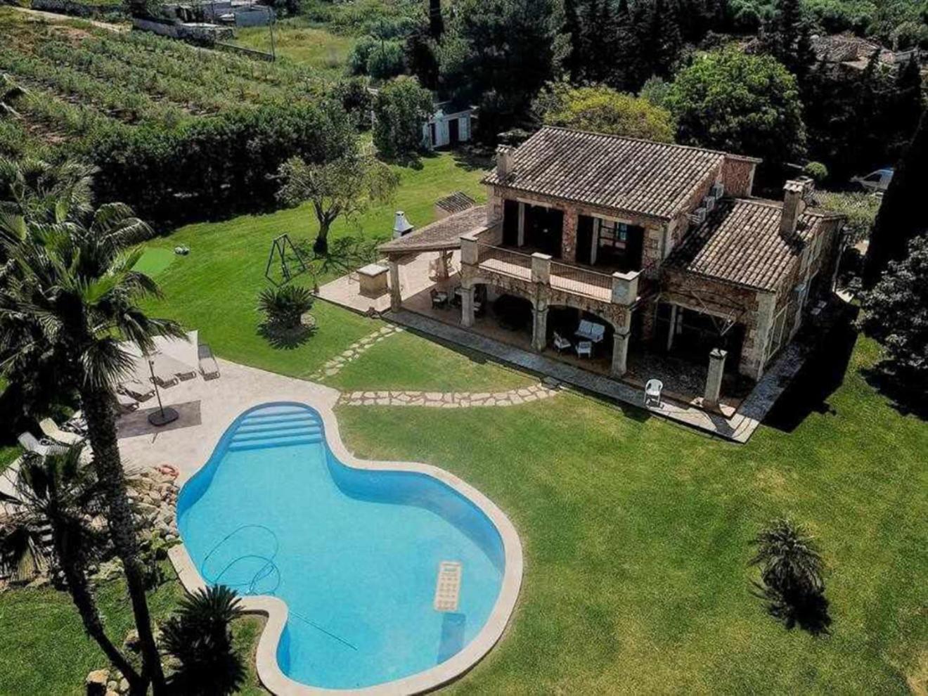 Ciclismo Y Golf Junto A La Playa Finca Son Sant Marti Gran Villa Muro Bagian luar foto